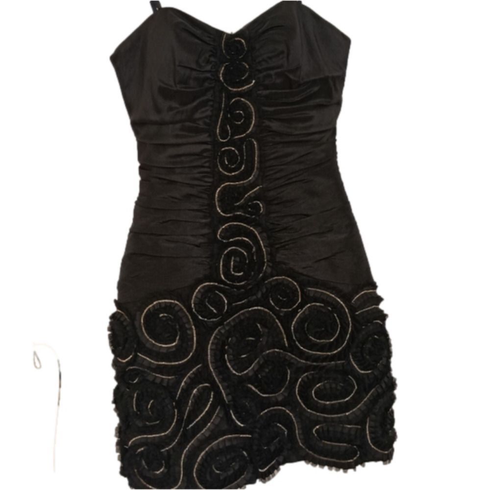 Dave & Johnny Strapless Dress - Picture 2 of 15